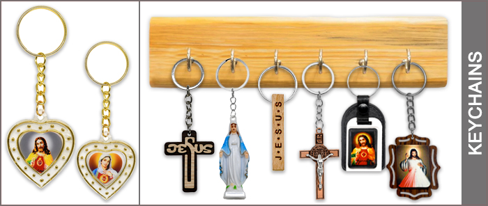 Key Chains - The chain & the key ring are made in stainless steel.